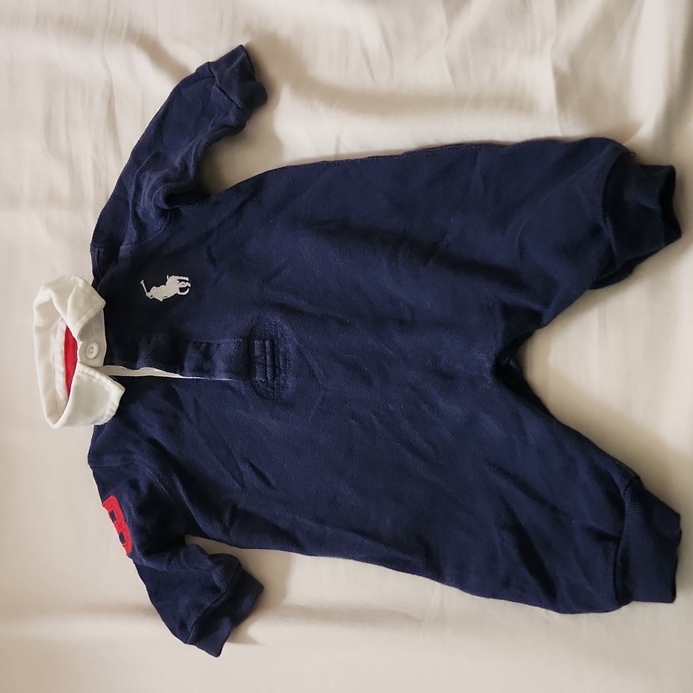 Ralph Lauren Baby Boys Polo Coverall